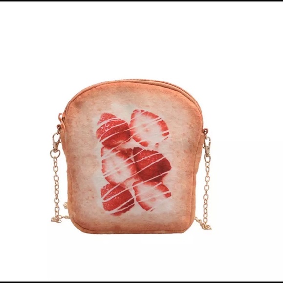 New with tag cute and fun woman Crossbody French toast bag - Picture 1 of 3